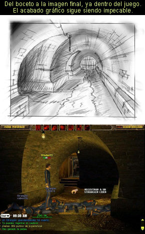 Imagen histórica del desarrollo de La Prisión
